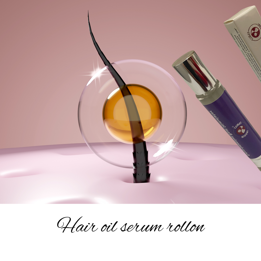 Rapid Hair Growth: Midori's Intensive Organic Scalp Roll-On Serum