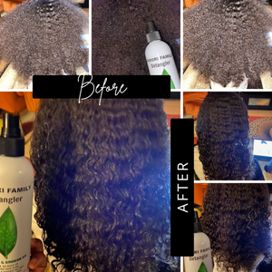 Detangling/leave-in conditioning spray with Organic coconut, baobab and rosemary