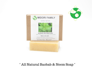 Baobab and Neem leaf Soap